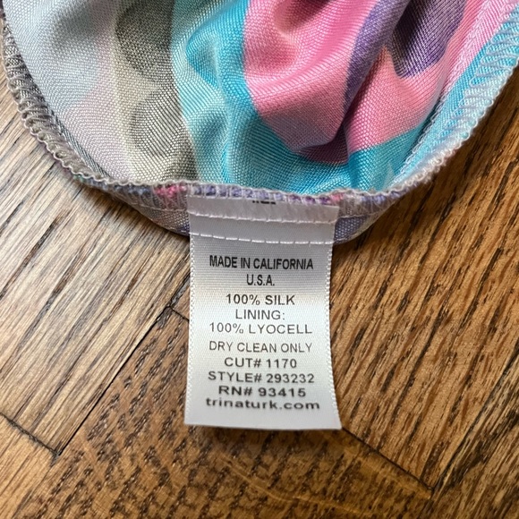 Trina Turk purple multi colored dress - Picture 3 of 3